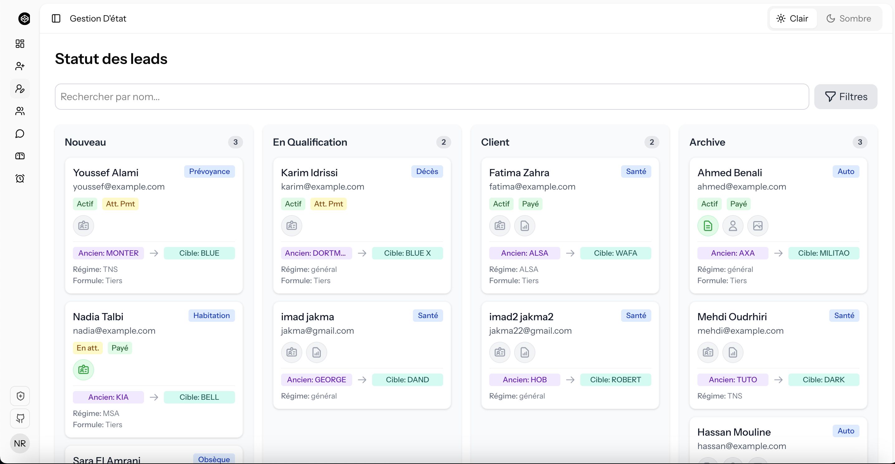 Exemple de site web professionnel créé par notre agence au Maroc